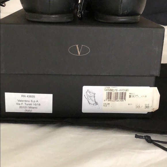 Valentino rockstud leather flat - Picture 4 of 7